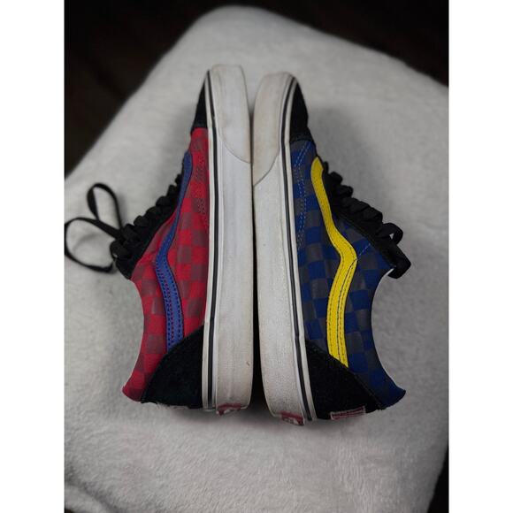 Vans Old Skool Mismatch Checkerboard Colorblock Skate Shoes Men’s 8 W 9.5 500714 main image 6